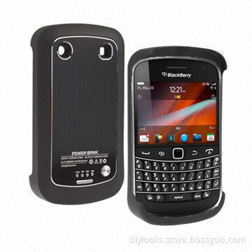 3.7V/2,000mAh Portable Power Banks/External Batteries for RIM's BlackBerry 9900/9930 in Black Color